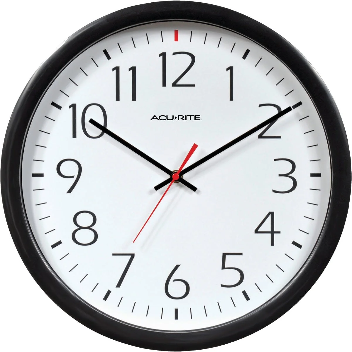 Exceptional AcuRite Set Forget Office Wall Clock Convenient