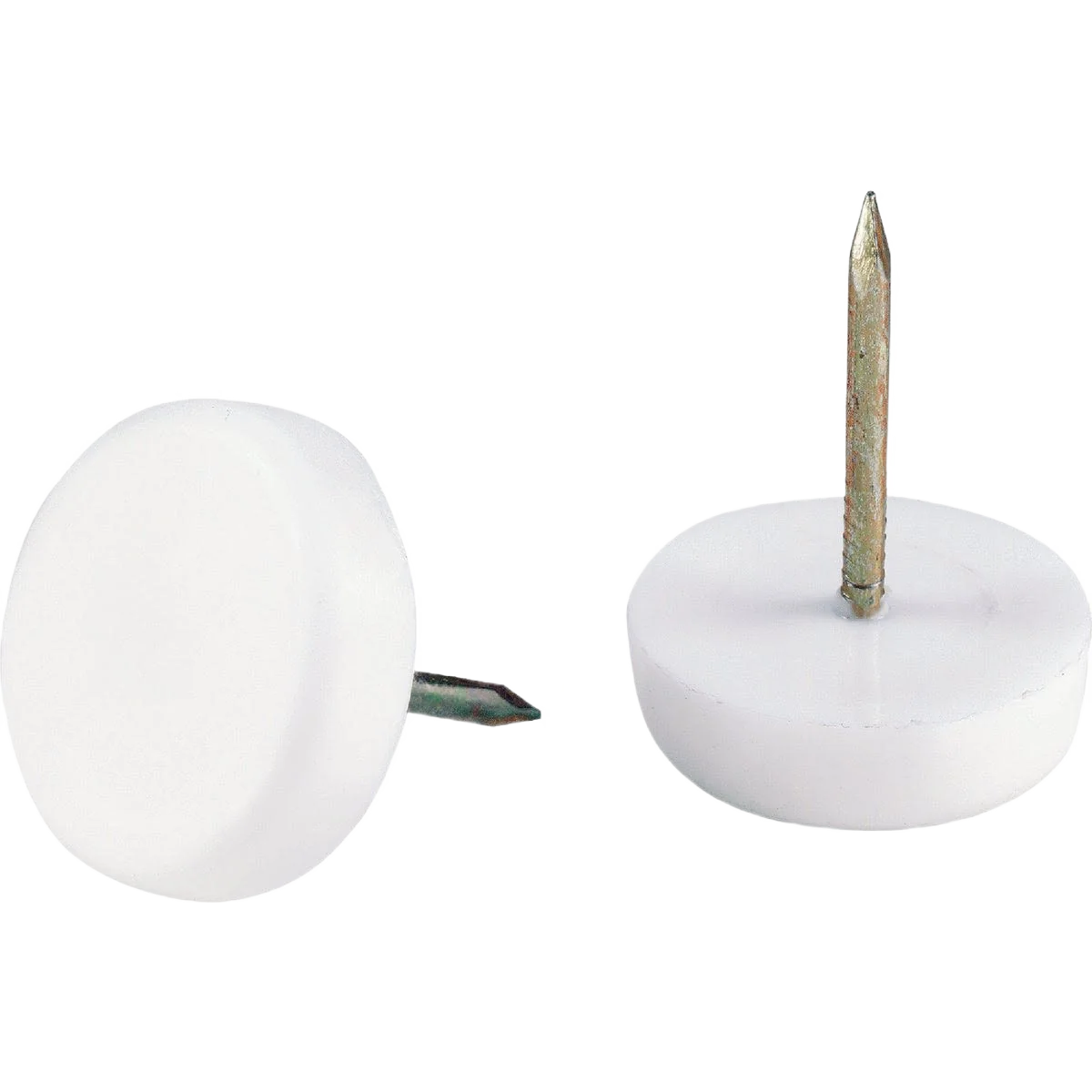Carefully Designed Do it 7 8 In. Plastic Round Nail-On Furniture Base Glide 4-Pack Prestigious