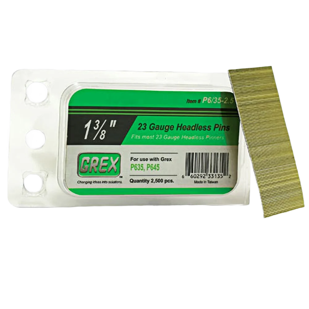 Responsible Grex 23 Gauge Headless Pins 5 8 in. - 10M Specialty