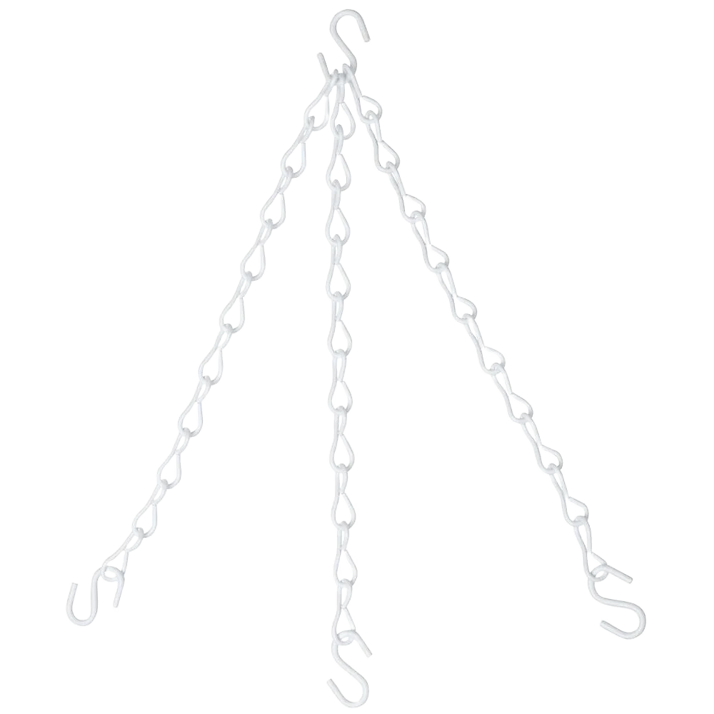 Artisan National Hardware 18 White Metal Hanging Plant Extension Chain Fine