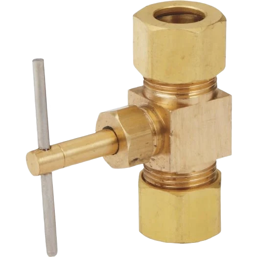 Healthy Do it 3 8 in. Tube x 3 8 in. Tube Brass Straight Needle Valve Safe