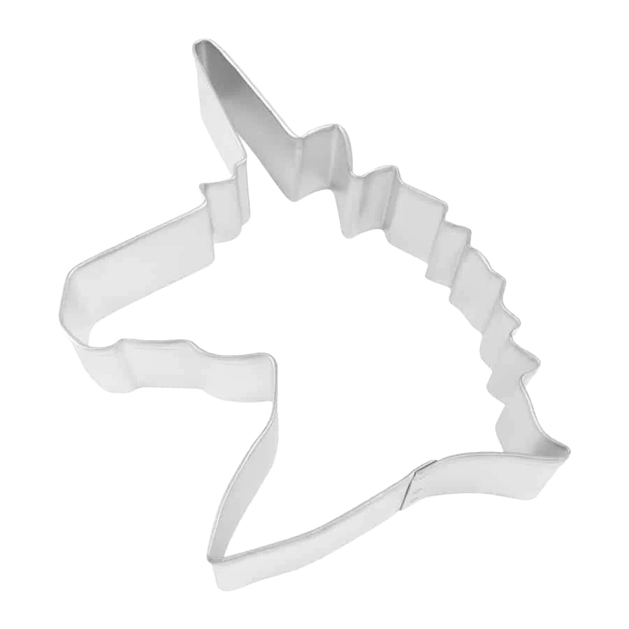 User-Friendly R M International Unicorn Head Cookie Cutter 5 in. Natural