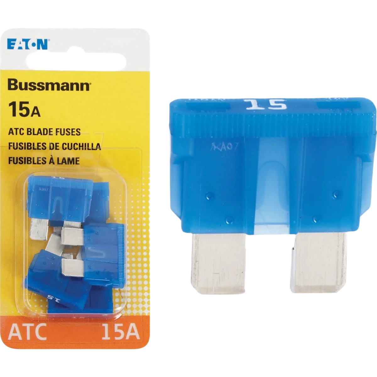 Practical Bussmann Fuses 15A Blade-Type Automotive Fuse 4-Pack Original Design