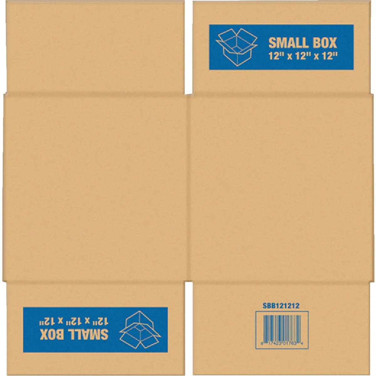 Unique Square Built Small Cardboard Moving Box 12 x 12 x 12 in . Healthy