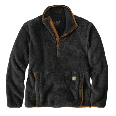 Effective Carhartt Women's Small Black Loose Fit Fleece Pullover Clean