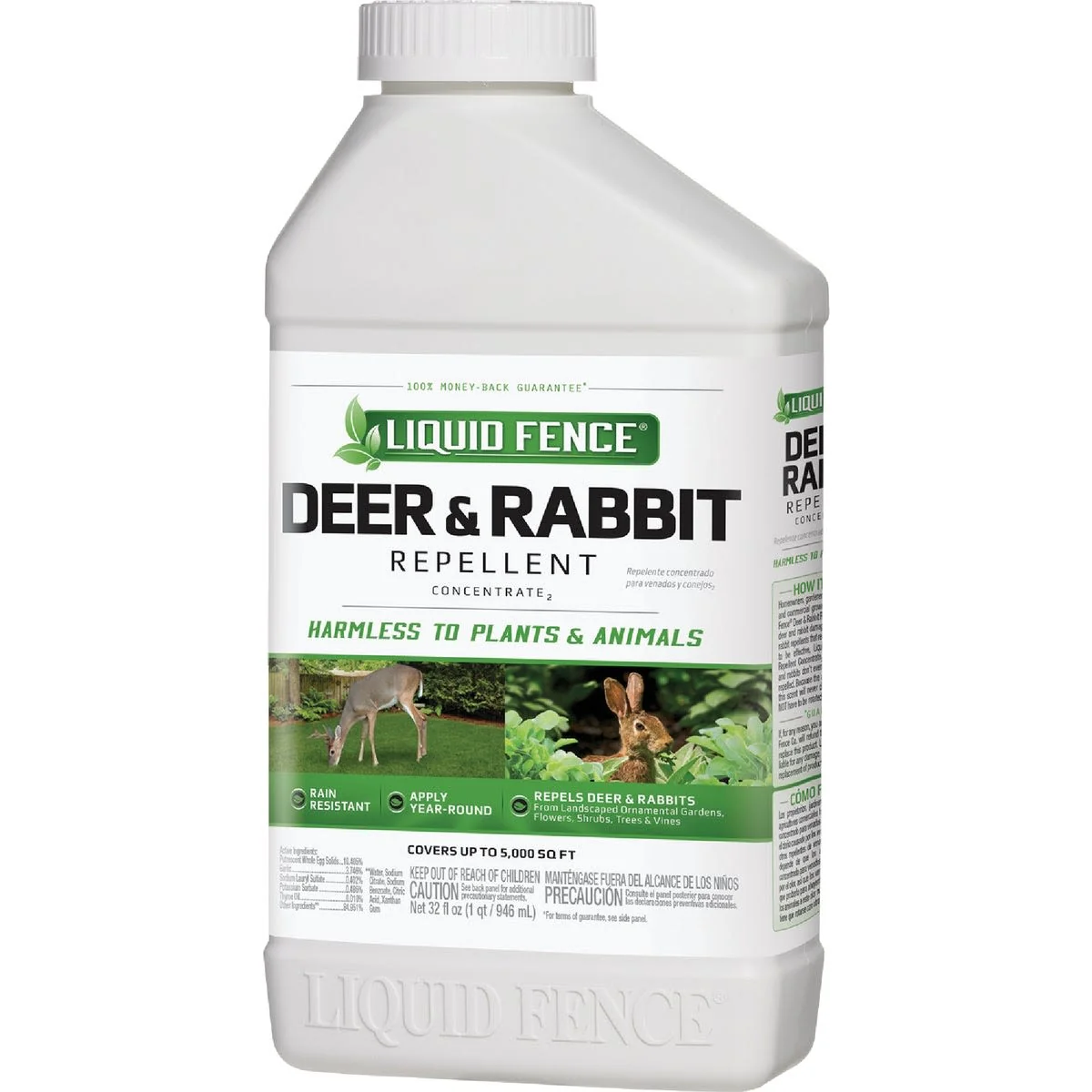 Safe Liquid Fence Deer Rabbit Repellent 40 oz. Prestigious