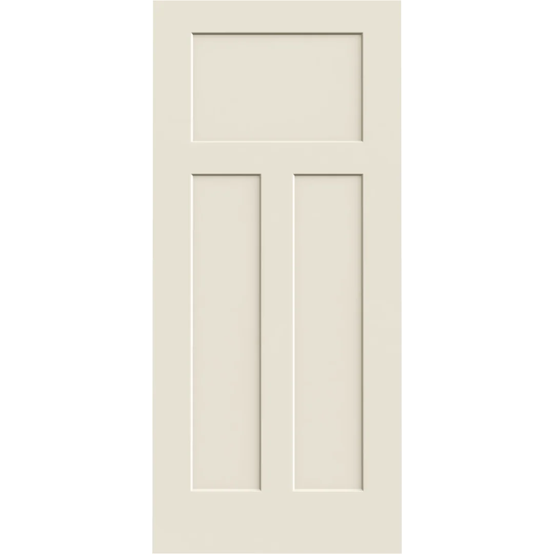 World-Class Jeld-Wen 24 in. x 80 in. Craftsman III Primed Interior Slab Solid Core Door Lightweight