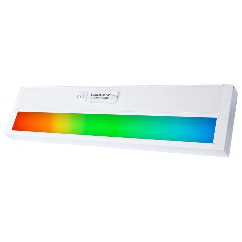 Long-Lasting Satco Wi-Fi 14 LED RGB Tunable White Smart Under Cabinet Light Expertly Made