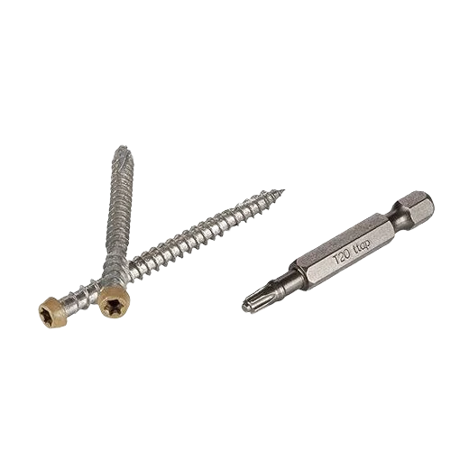 Healthy TimberTech 2-1 2 in. Light Tan TOPLoc® Screws for AZEK® 100 sq. ft. Breathable