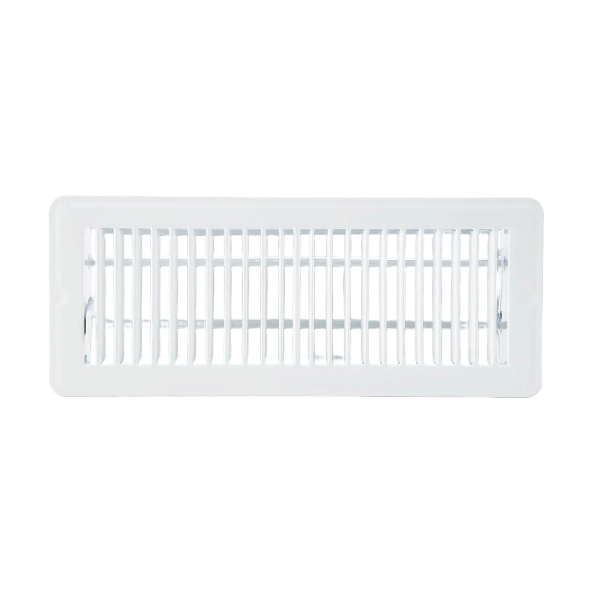Convenient Home Impressions 4 in. x 12 in. Steel Floor Register White Stylish