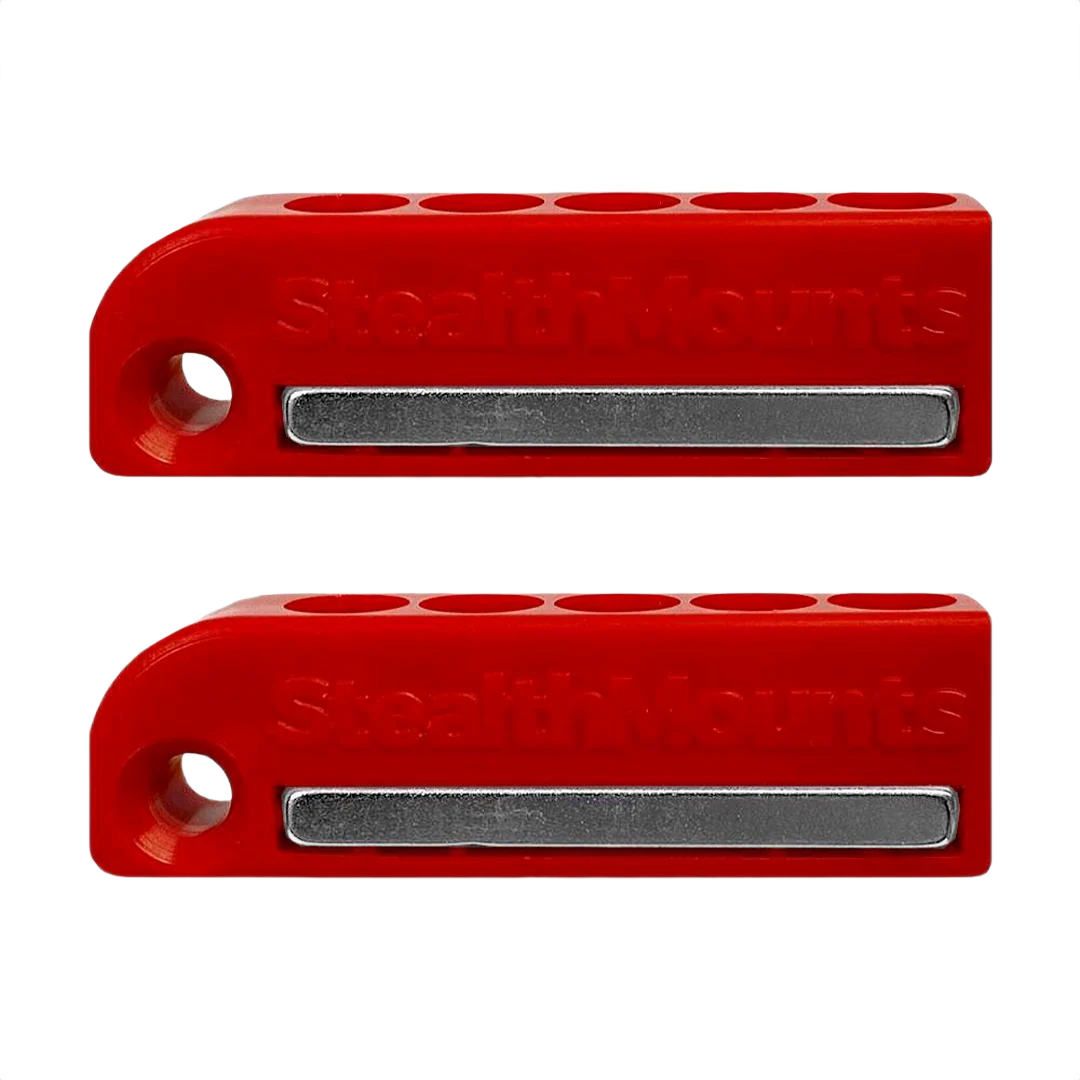 Original StealthMounts Red Milwaukee M12 Bit Holder 2-Pack Verified
