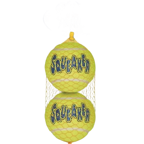 Natural KONG Large Squeakair Ball 2-Pack Pure