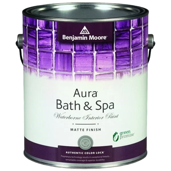 Effective Benjamin Moore Aura 4X Bath Spa Tintable Paint 1 Quart Safe