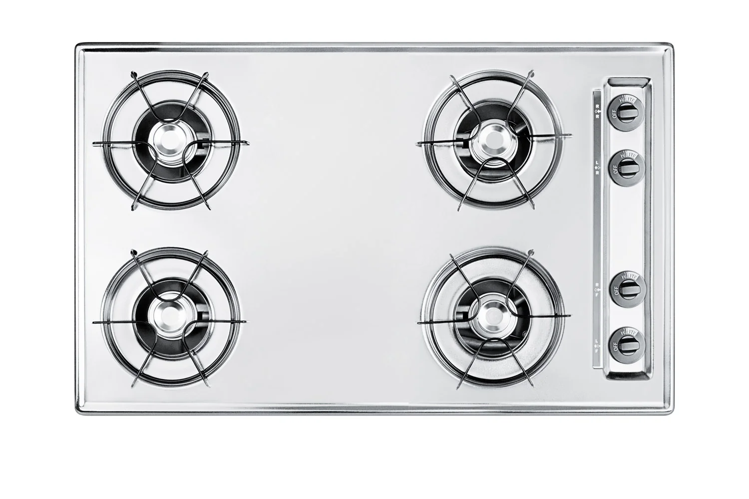Refined 30 Wide 4-Burner Gas Cooktop Recyclable