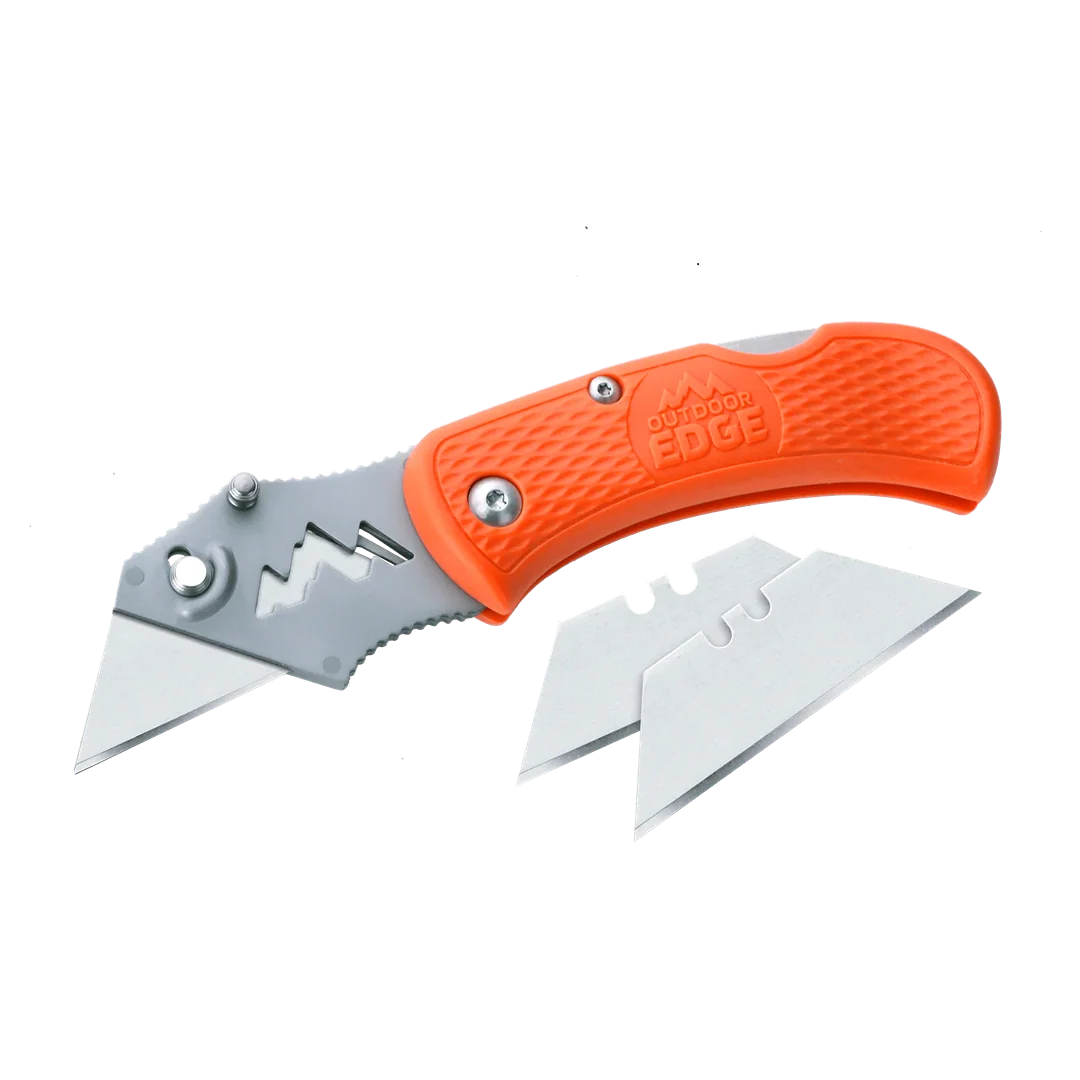 Effective Outdoor Edge B.O.A Folding Utility Knife Orange Casual