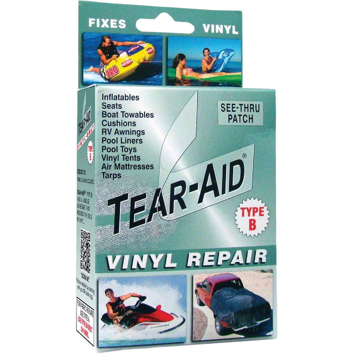 Next-Generation Tear-Aid Vinyl Repair Kit Proven