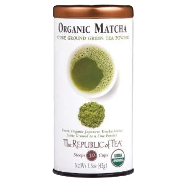 Sophisticated The Republic of Tea Organic Full Leaf Matcha Tin 1.5 oz. Practical