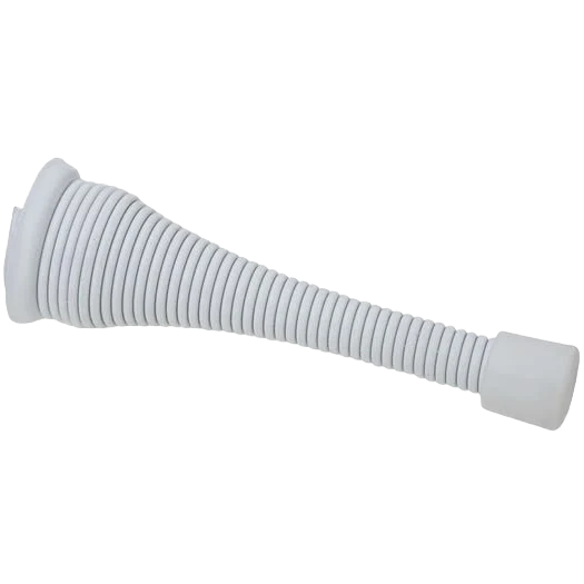 Proven National Hardware White Broad Spring Door Stop Fast