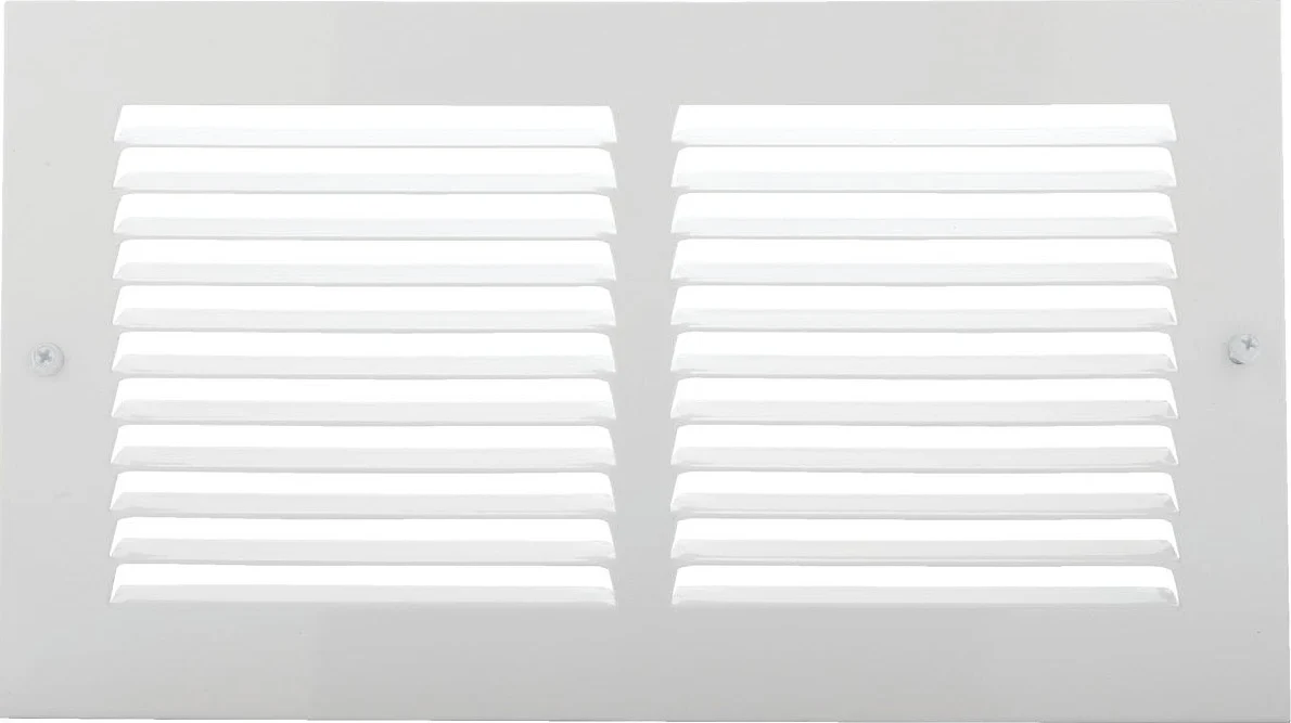 Stylish Home Impressions 6 in. x 12 in. Stamped Steel Return Air Grille Next-Generation