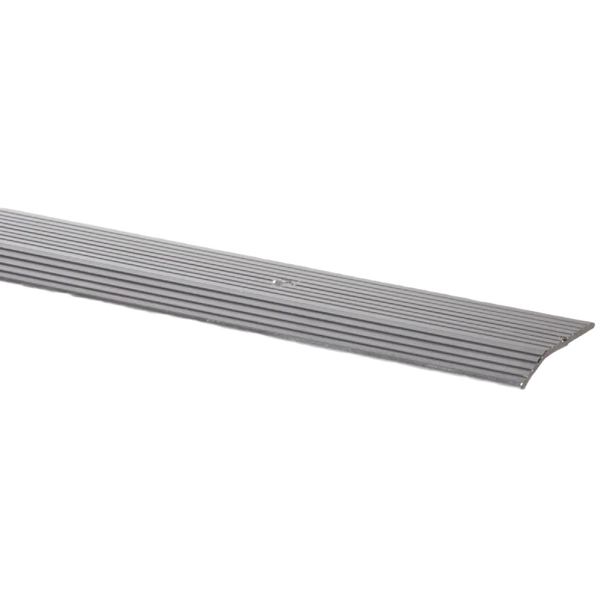 Certified M-D Satin Silver Fluted Carpet Wide Trim Bar 1-3 8 in. x 3 ft. Refined
