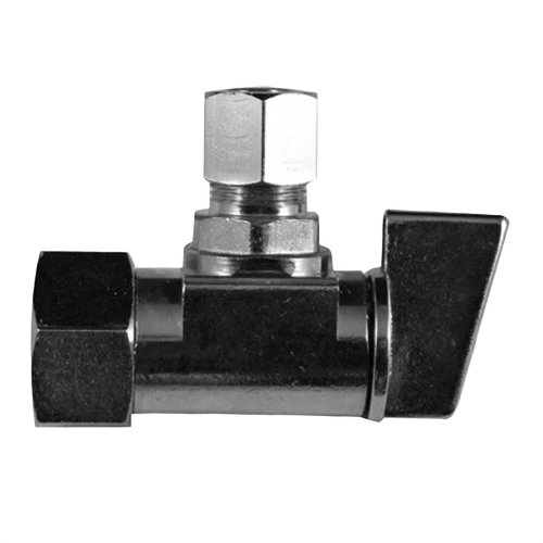 Official Danco 3 8 Comp Outlet x 1 2 FIP Inlet Angle Stop Detailed
