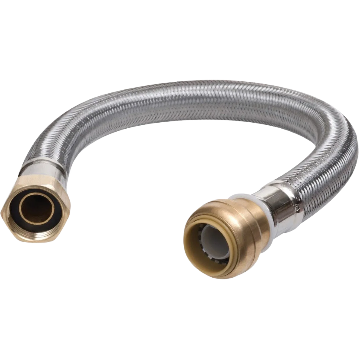 High-Performance SharkBite 3 4 BV x 3 4 FIP x 12 L Flex Water Heater Connector Pure