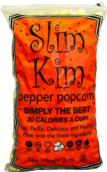 Long-Lasting Slim Kim Pepper Popcorn 6 oz. Breathable