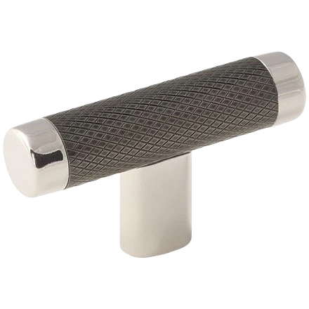 Powerful Amerock Esquire Polished Nickel Gunmetal Bar Pull Knob 2-5 8 in. Original