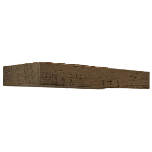 Minimalist Etchwood 30 in. Brown Rustic Floating Shelf Recyclable