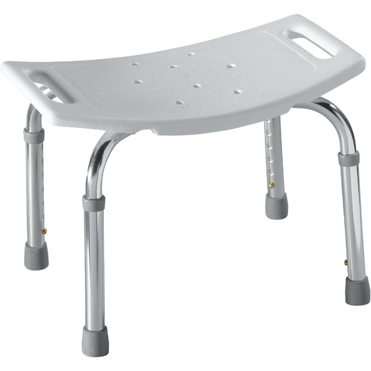 Smooth Moen Glacier Adjustable Shower Tub Seat 14-21 in. Solid
