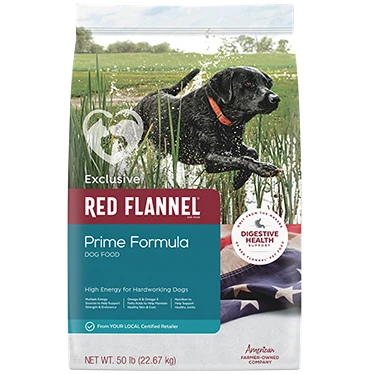Original Design Exclusive Red Flannel Prime Formula Dry Dog Food 50 lb. Crafted