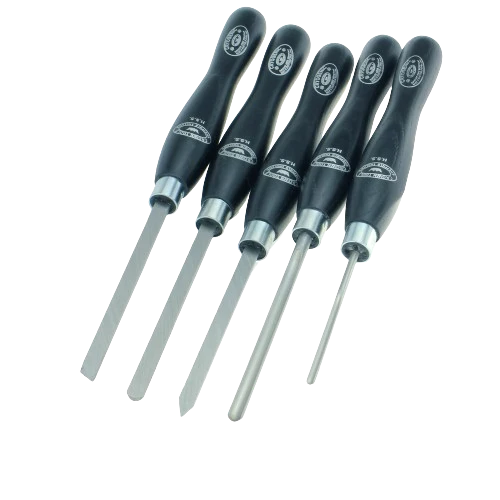 Premium Material Crown 5 Pc. Cryo Miniature Turning Tool Set Organic