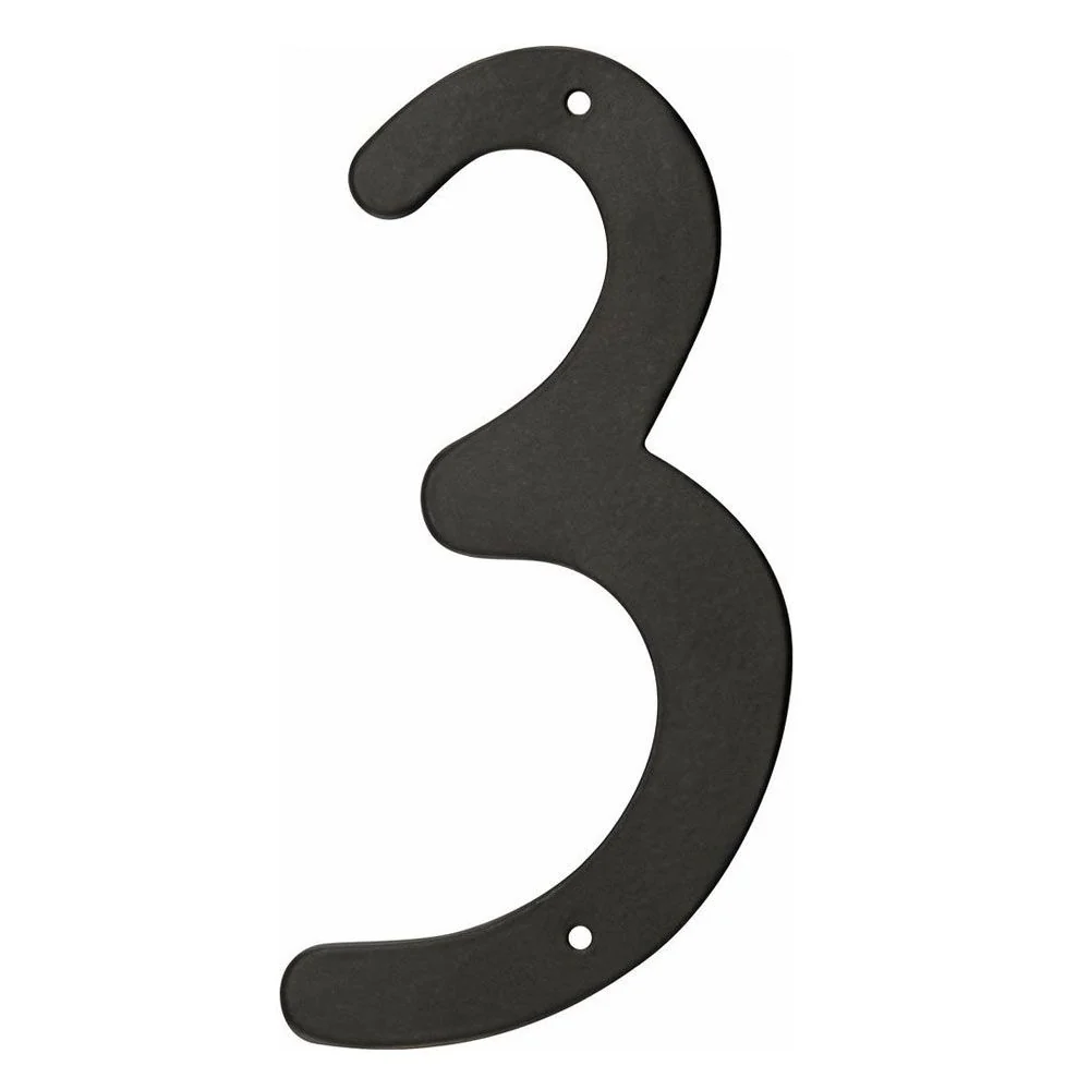 Fashionable Hillman 4-In. Nail On Aluminum House Number 3 Reliable