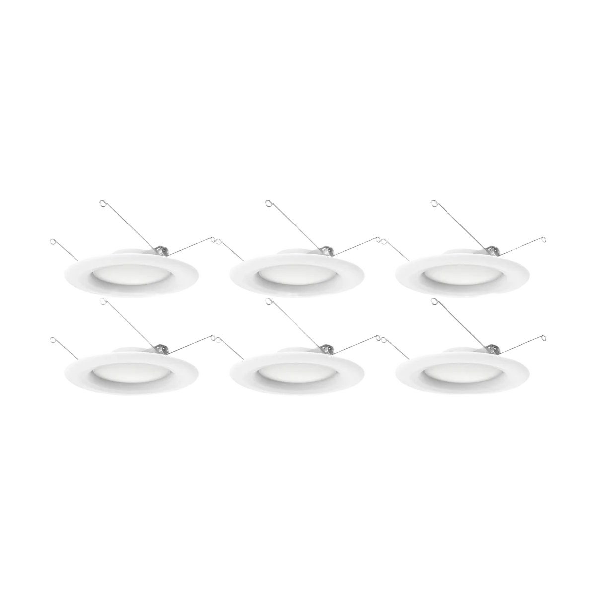 Exclusive Satco 9.2 Watt Warm White LED Downlight Retrofit 5-6 in. 6-Pack Professional