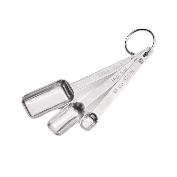 Authentic King Arthur Baking Company Spare Measuring Spoons 3-Piece Set Genuine