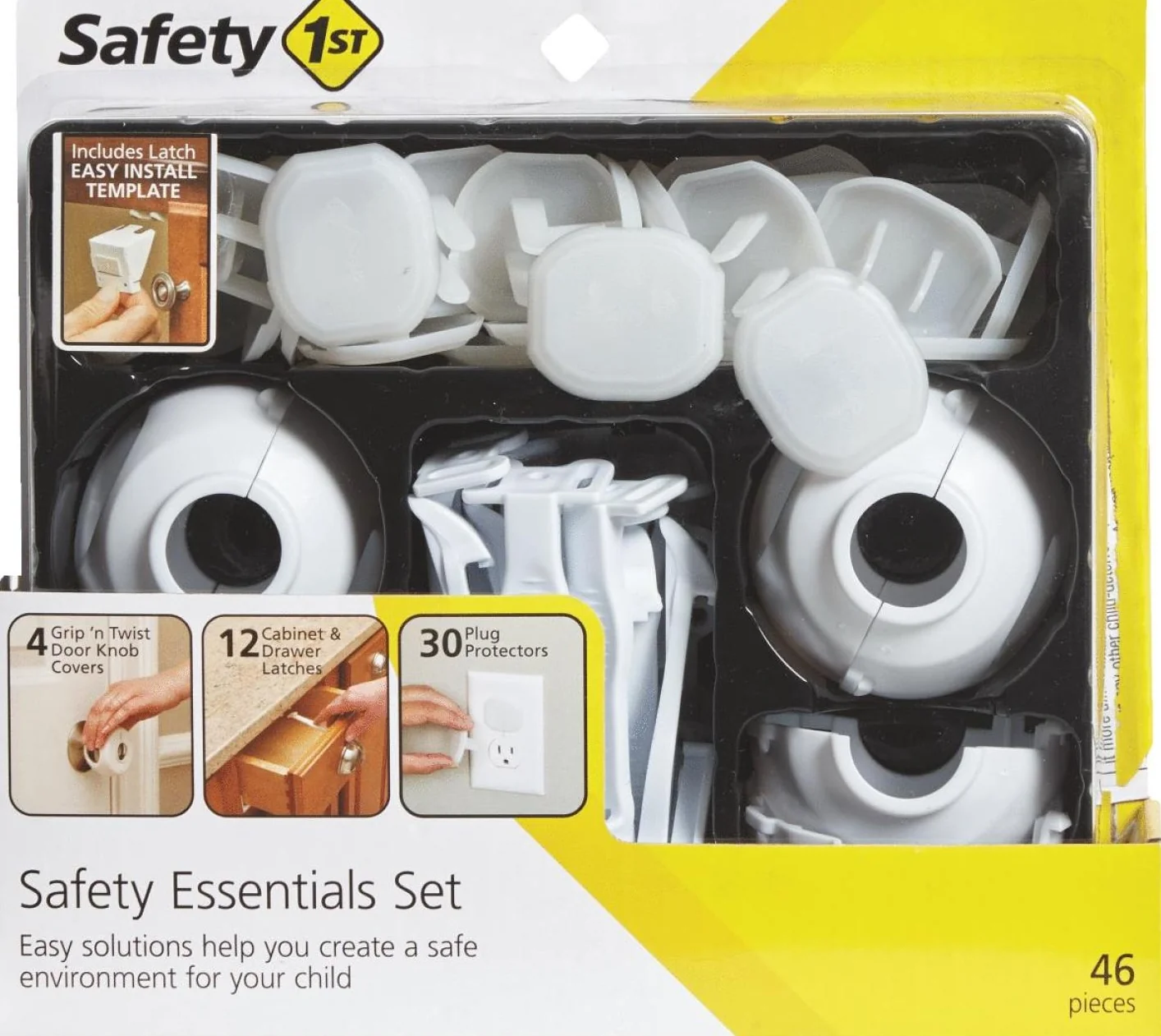 Classic Safety 1st Safety Essentials Childproofing Kit 46piece Trendy
