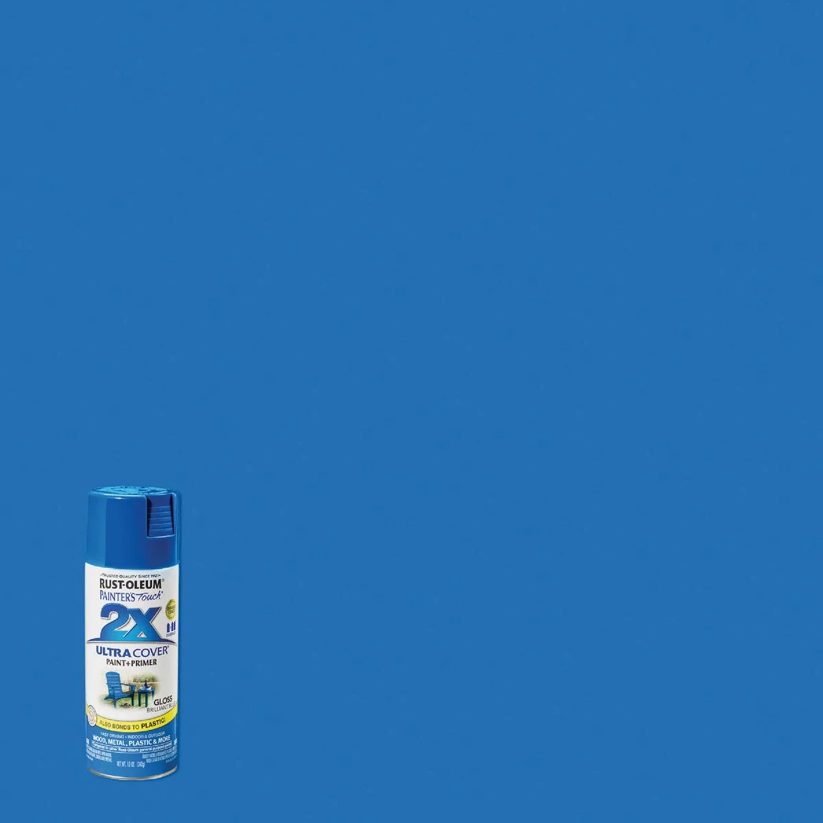 World-Class Rust-Oleum Painters' Touch 2X Brilliant Blue Gloss Spray Paint Primer 12 oz. Top-Quality