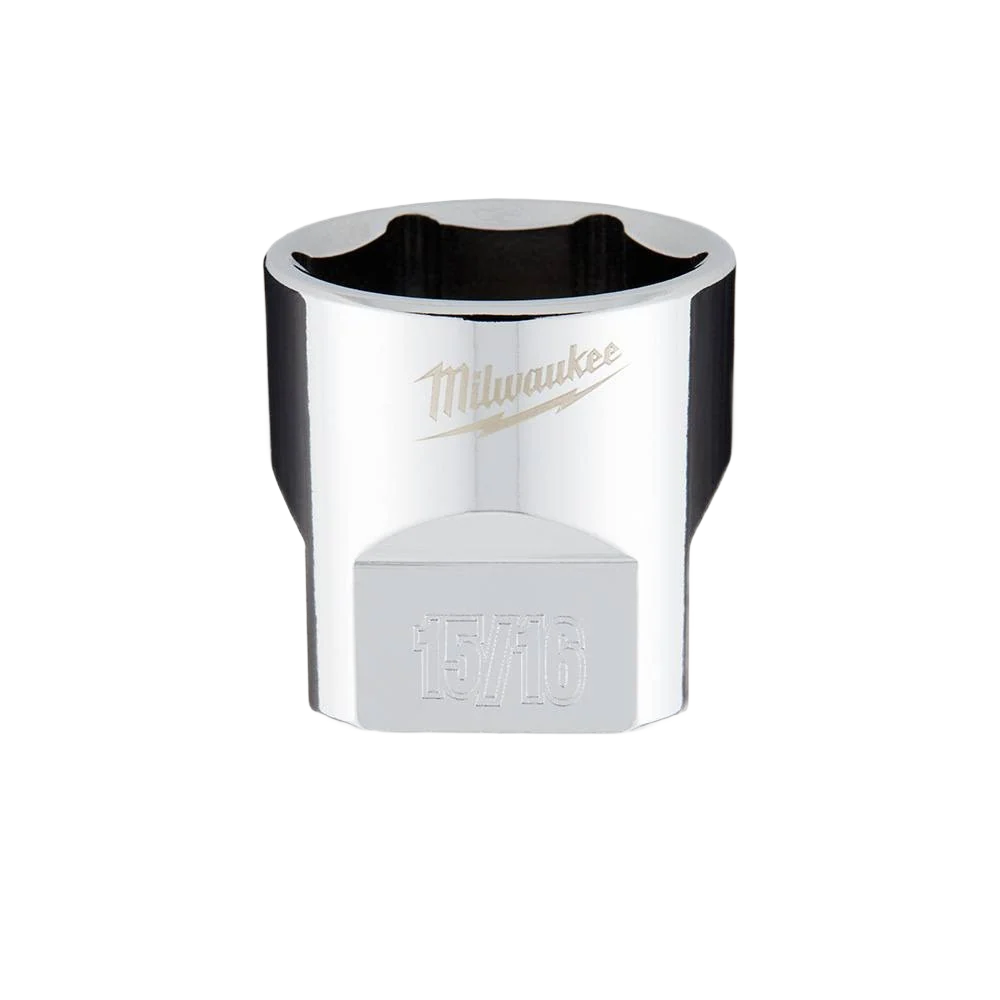 Flexible Milwaukee 3 8 Drive 15 16 Standard Socket w FOUR FLAT™ Sides Breathable