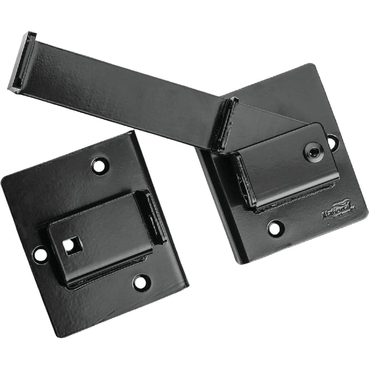 Comfortable National Hardware Heavy-Duty Black Flip Gate Latch Luxury