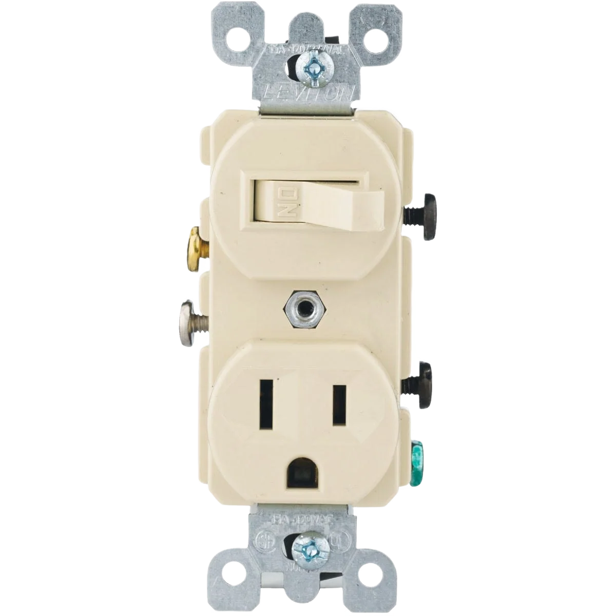 Authentic Leviton Ivory 15A Heavy-Duty Switch And Outlet World-Class