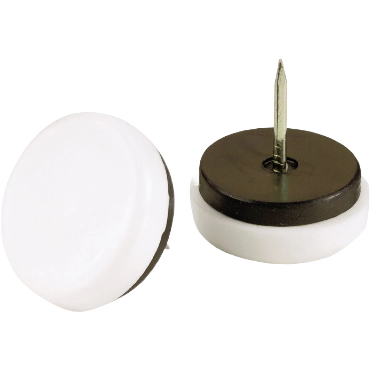 Crafted Do it 7 8 In. Round Nail-On Glide with Rubber Cushion 4-Pack Artisan