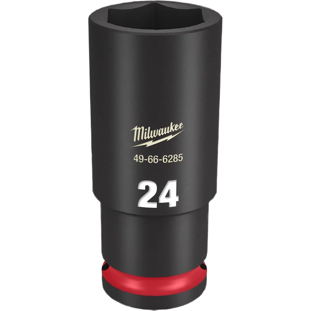 Unique Milwaukee SHOCKWAVE™ Impact Duty™ 1 2 Drive 24-mm Deep 6 Point Socket Exceptional