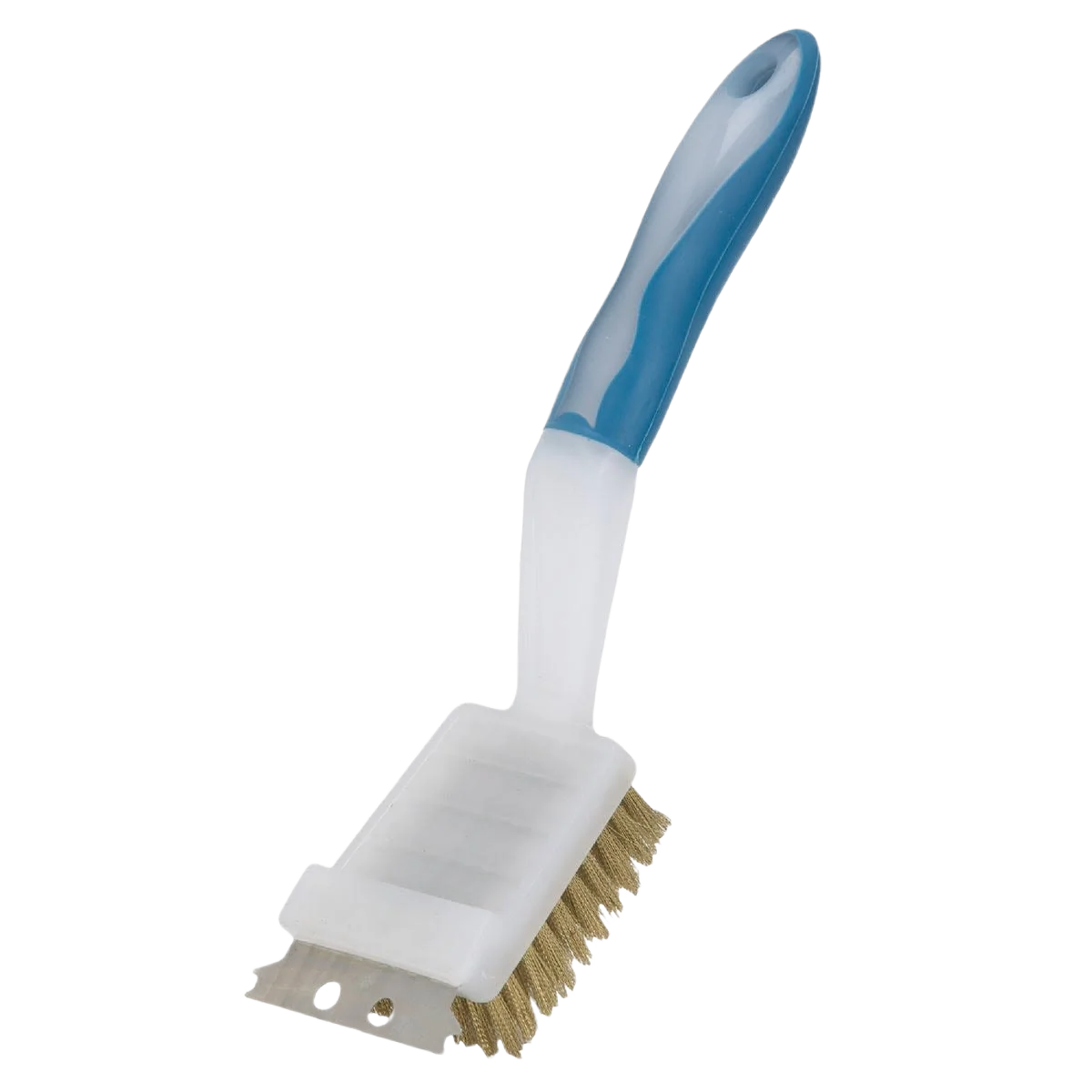 Professional Do it Crimped Brass Bristles Barbeque Grill Cleaning Brush 11.4 in. Secure