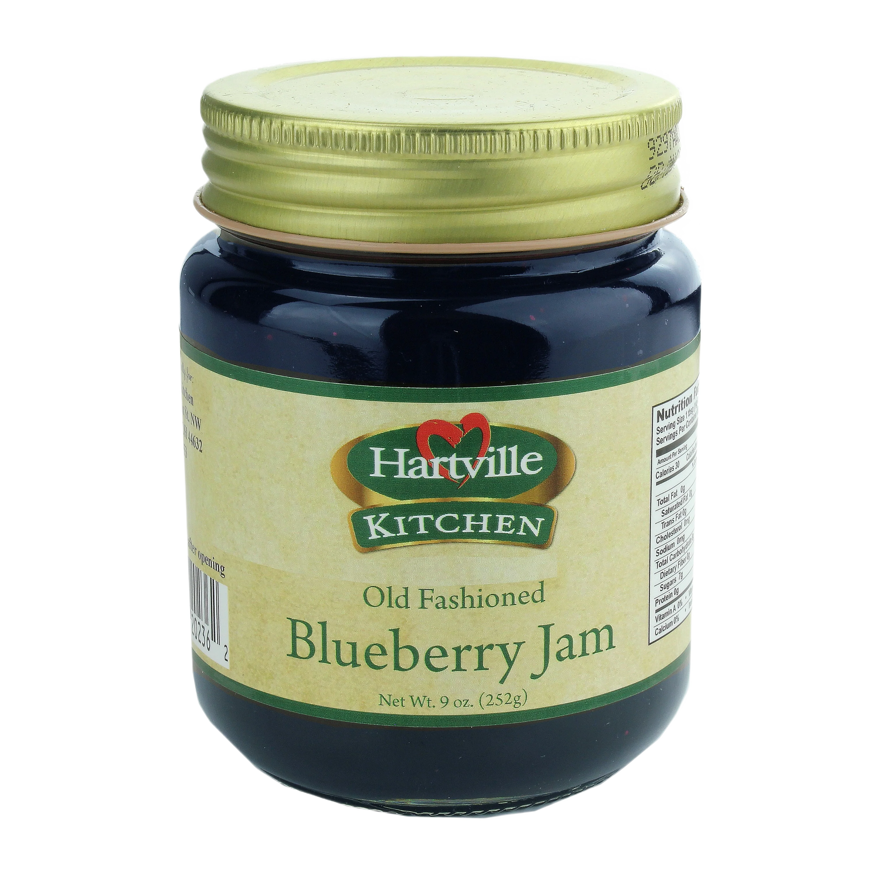 Minimalist Hartville Kitchen Old Fashioned Blueberry Jam 9 oz. Modern
