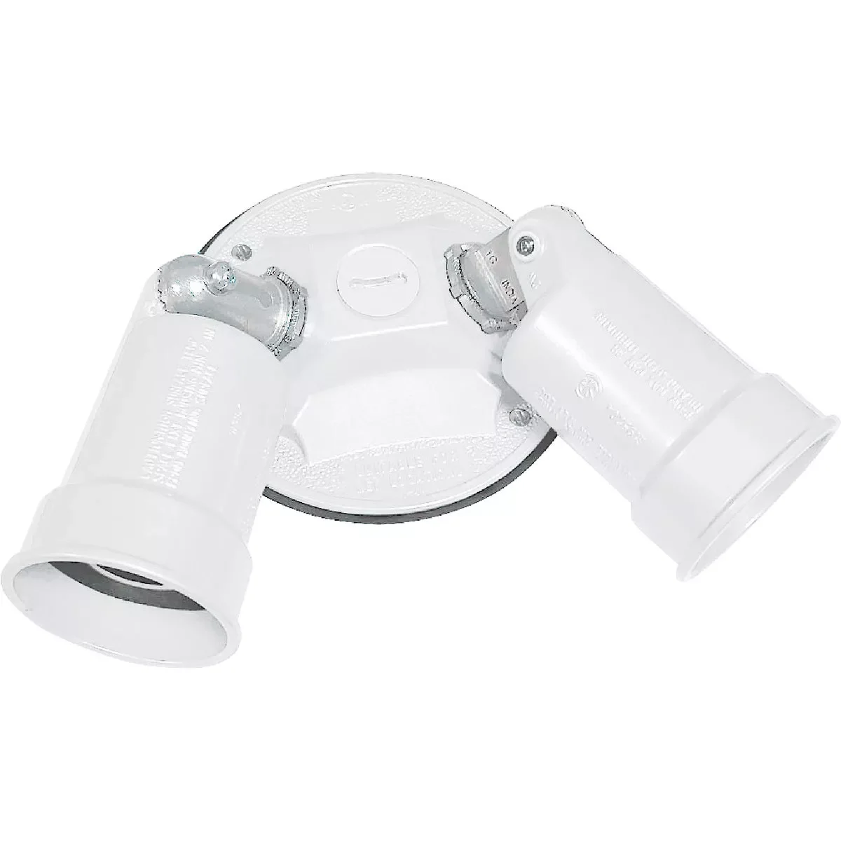 Breathable Southwire PAR38 2-Head Round White Weatherproof Lamp Holder Casual