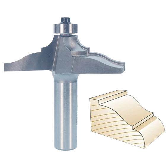 Detailed Whiteside 3298 Classical Ogee Table Edge Bit 1 2 in. SH x 1 in. PW Top-Quality