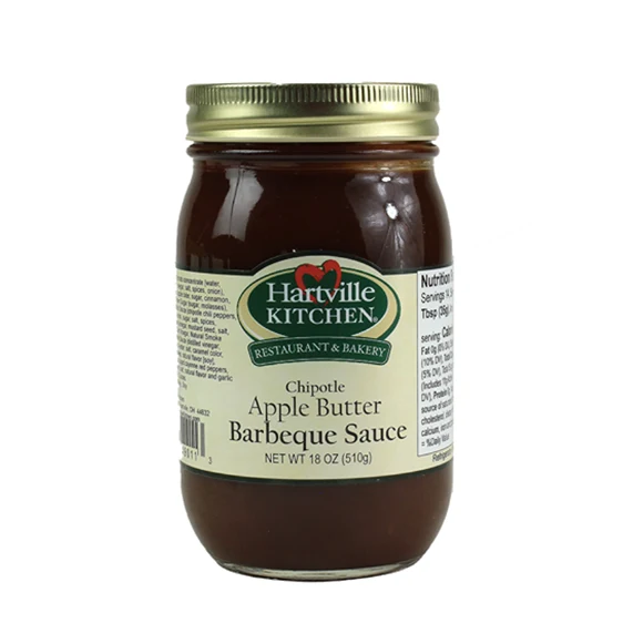 Comfortable Hartville Kitchen Chipotle Apple Butter Barbeque Sauce 18 oz. Premium Material