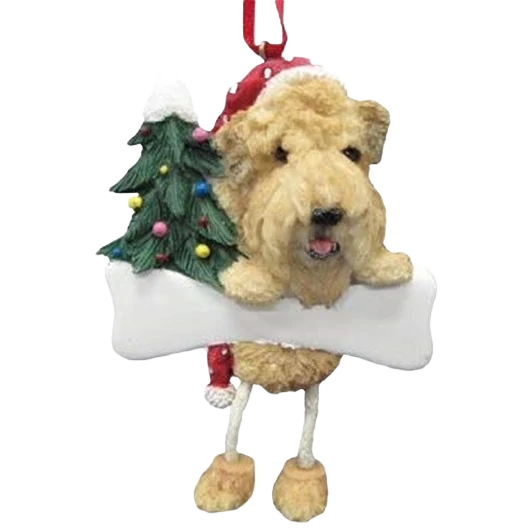 Artisan E S Pets Personalized Wheaten Dangling Legs Ornament Carefully Designed