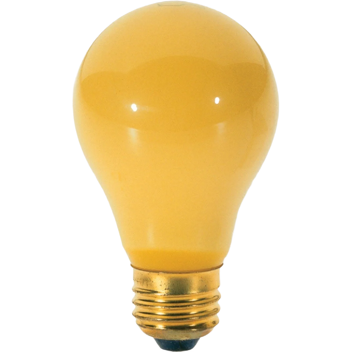Official Satco 100 Watt A19 Yellow Incandescent Bug Light Bulb Outstanding