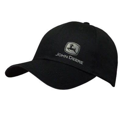 Casual John Deere LP67233 Men's Black Silver Cap Sustainable